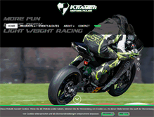 Tablet Screenshot of kraemer-motorcycles.com